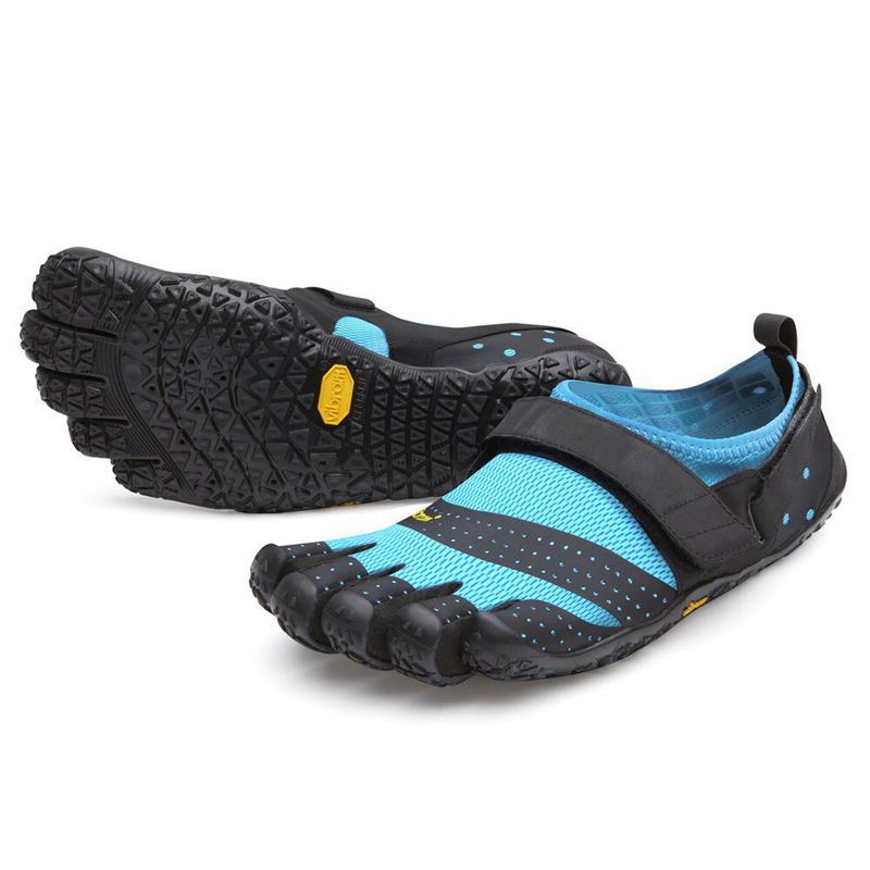 Vibram FiveFingers V-Aqua Női Vízi Cipő - Kék/Fekete HZDI331